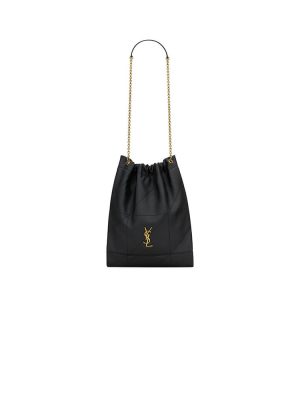Black YSL JAMIE 4.3 POCHON in lambskin