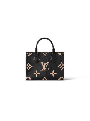 Black/Beige LV OnTheGo PM