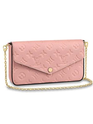 Pink LV Felicie Pochette