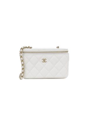 Chanel long box cosmetic bag