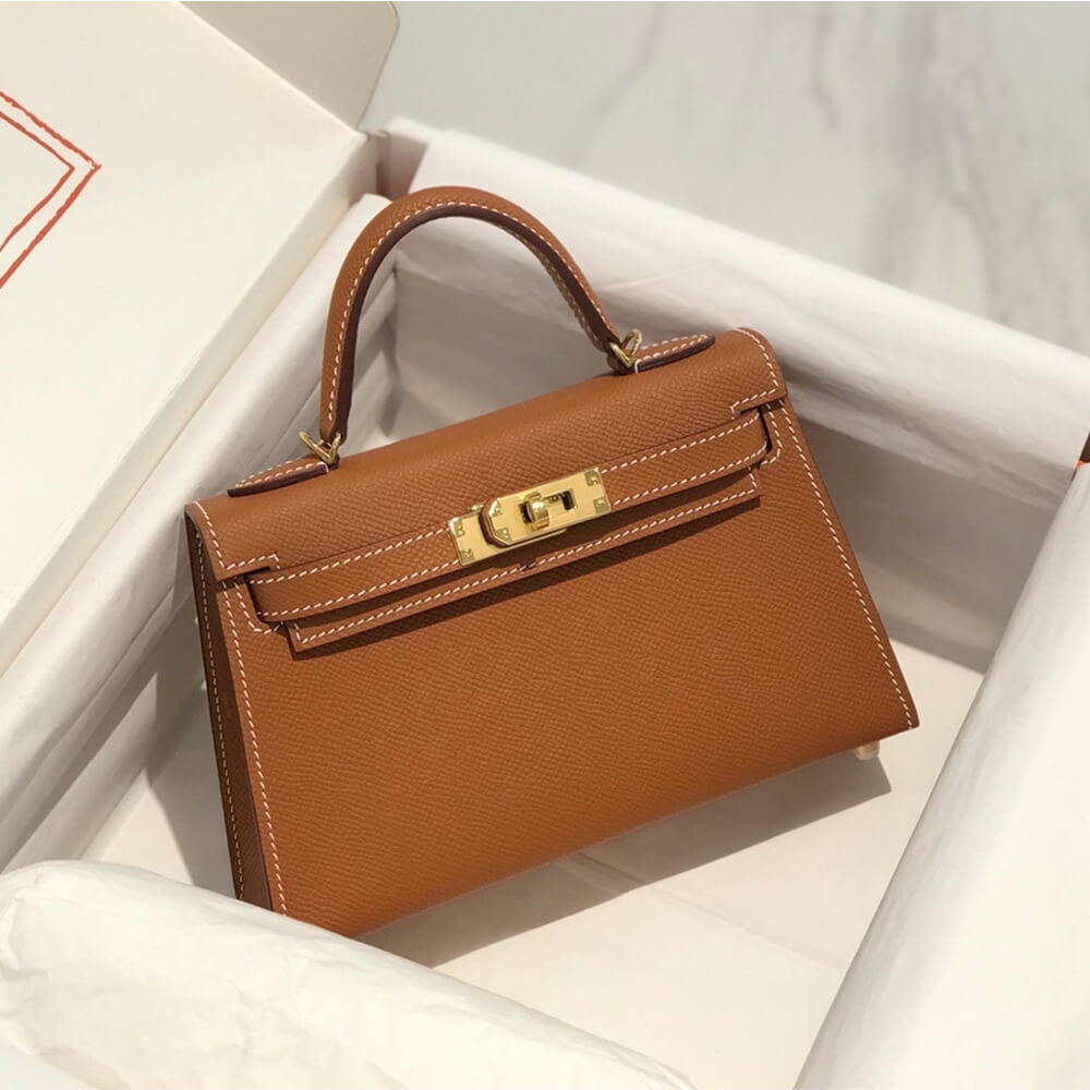 Brown Hermes Mini Kelly II (High-end Grade) - Image 2