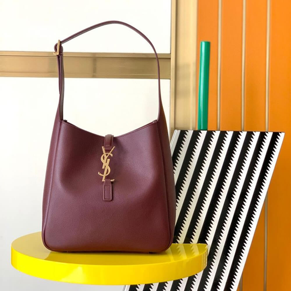 Purple YSL LE 5 A 7 supple SMALL IN GRAINED LEATHER (high-end grade) - Image 2