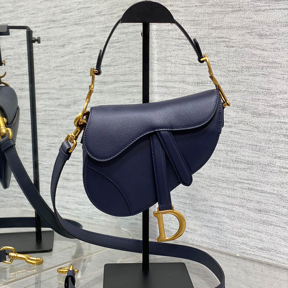 Dior Mini Saddle Bag with Strap - Image 2