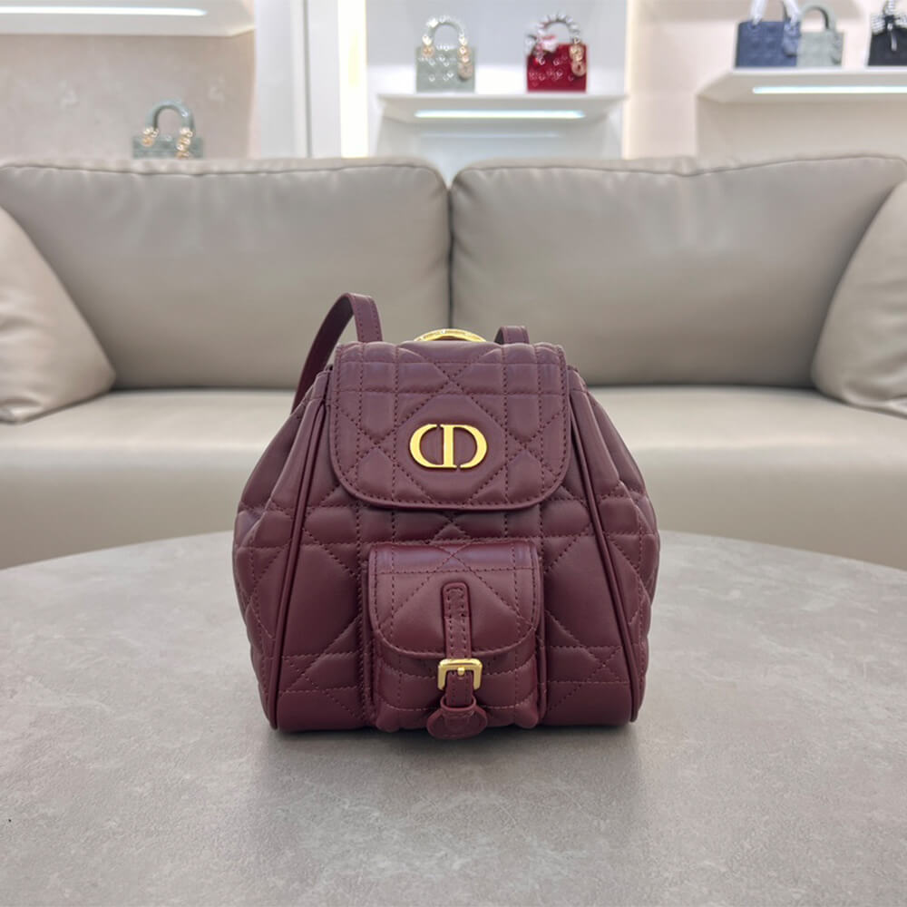 Small Dior Caro Backpack(High-end Grade) - Image 2
