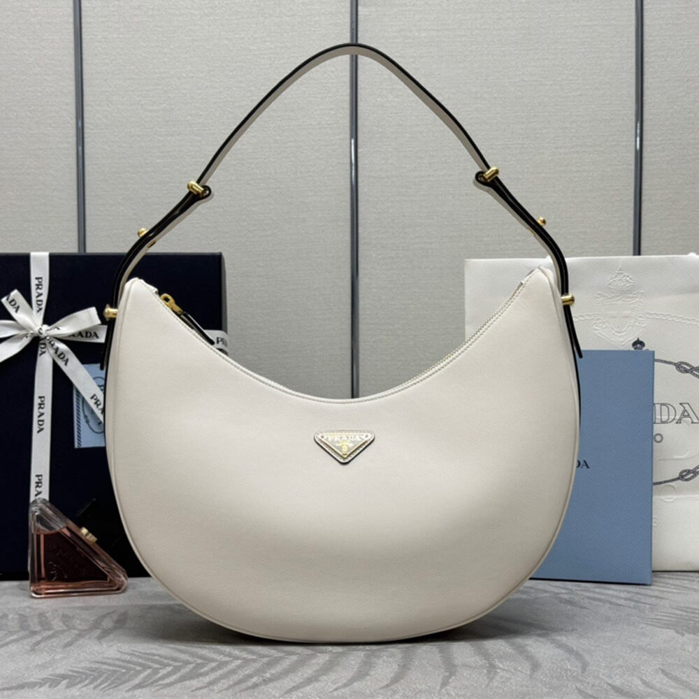 Prada Large leather shoulder bag - Image 2