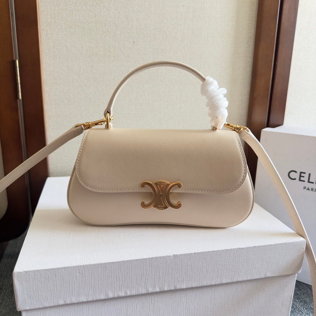 CELINE TEEN CELINE LOLA bag in shiny calf leather(High-end Grade) - Image 2