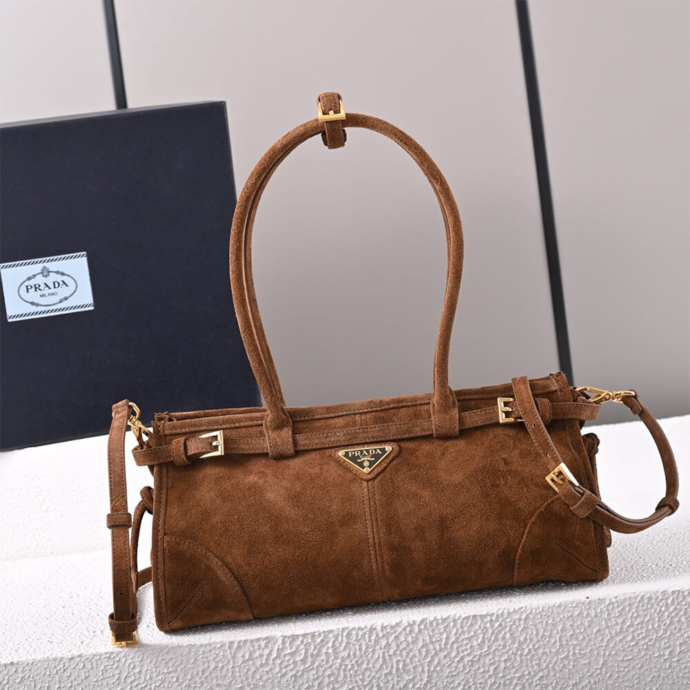 Brown Prada Medium leather handbag (high-end grade) - Image 2