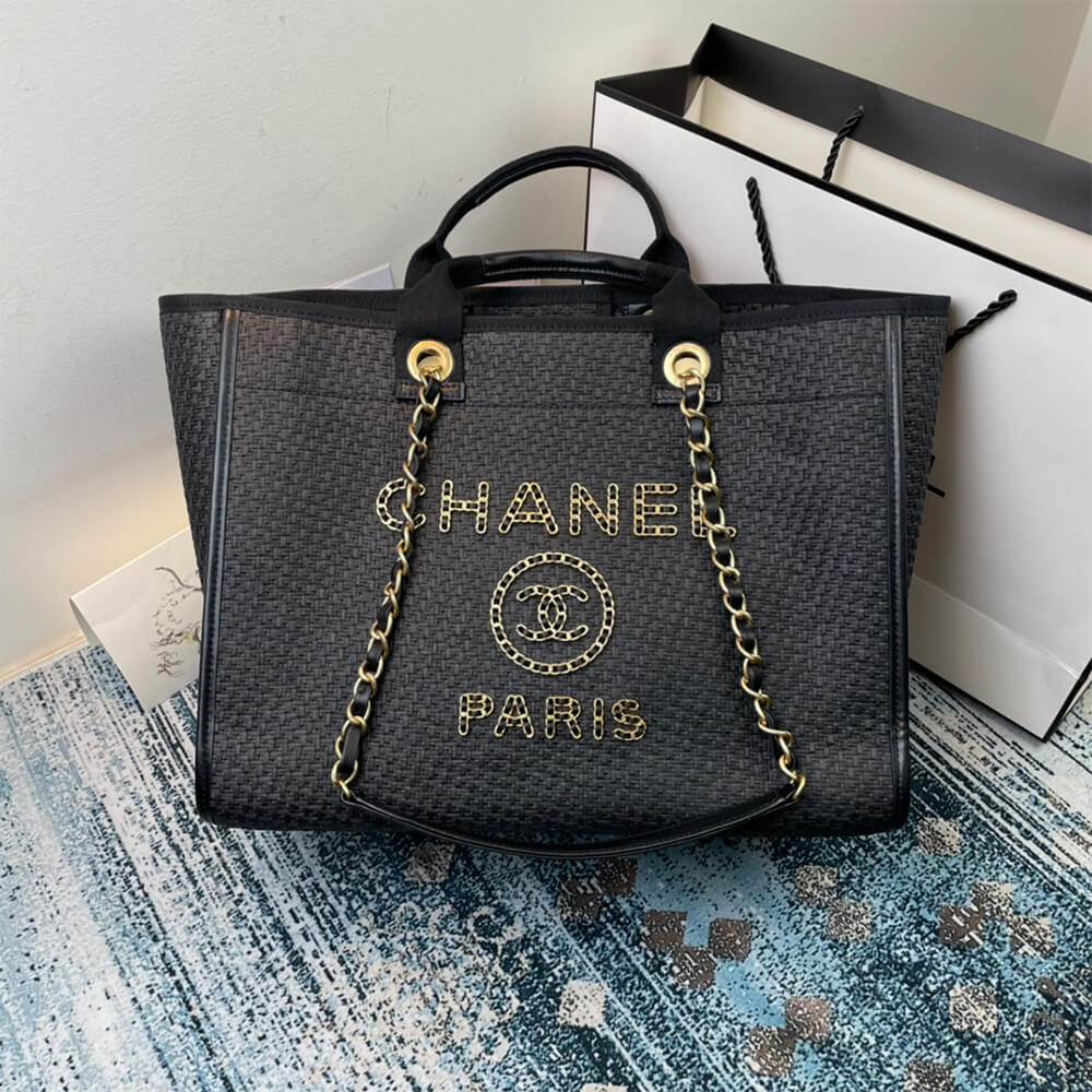 CHANEL Deauville Large Tote - Image 2