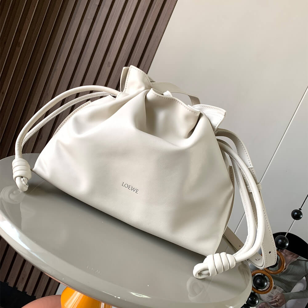 Sea Salt LOEWE Medium Flamenco clutch in nappa calfskin (HIGH-END GRADE) - Image 2