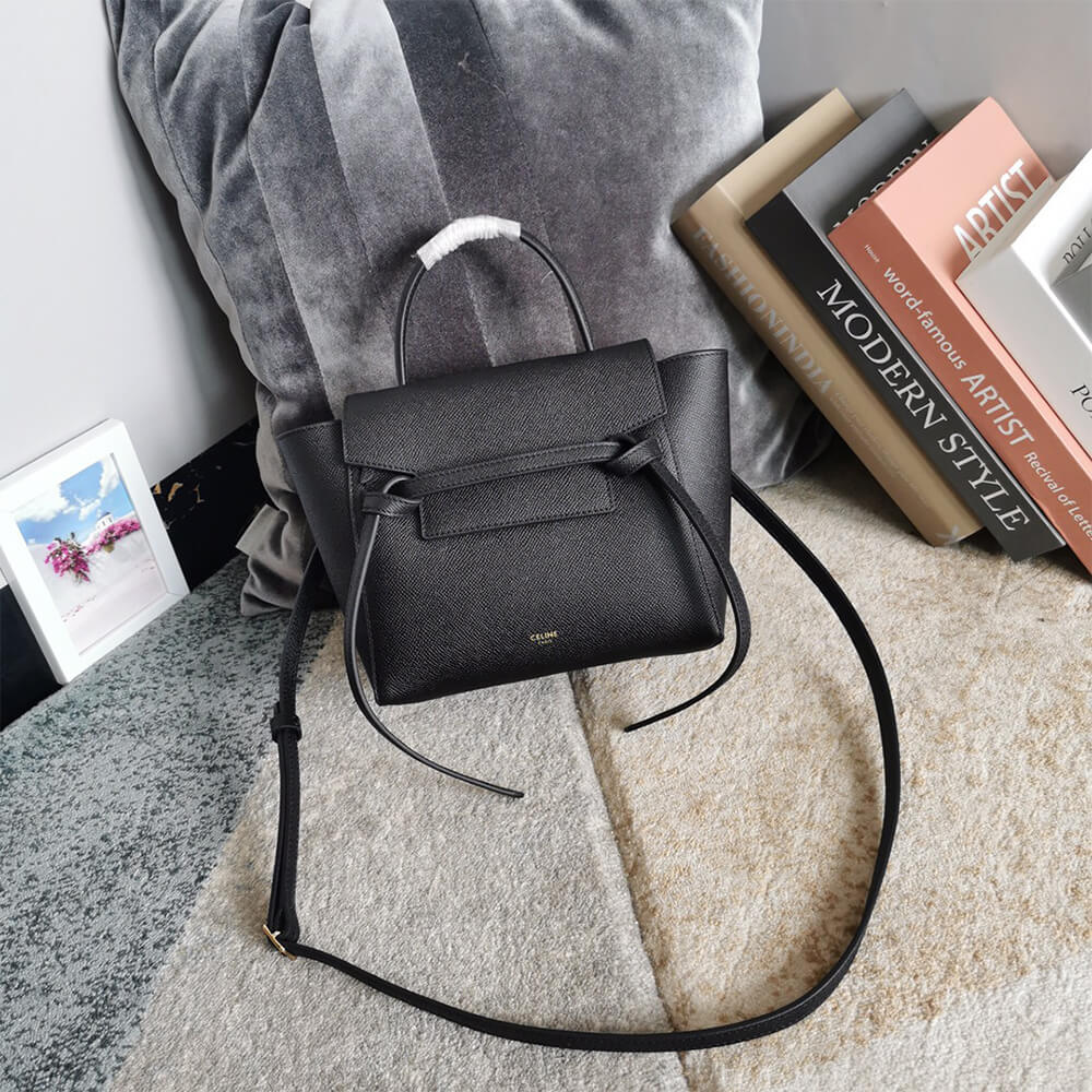 Black CELINE NANO BELT BAG - Image 2