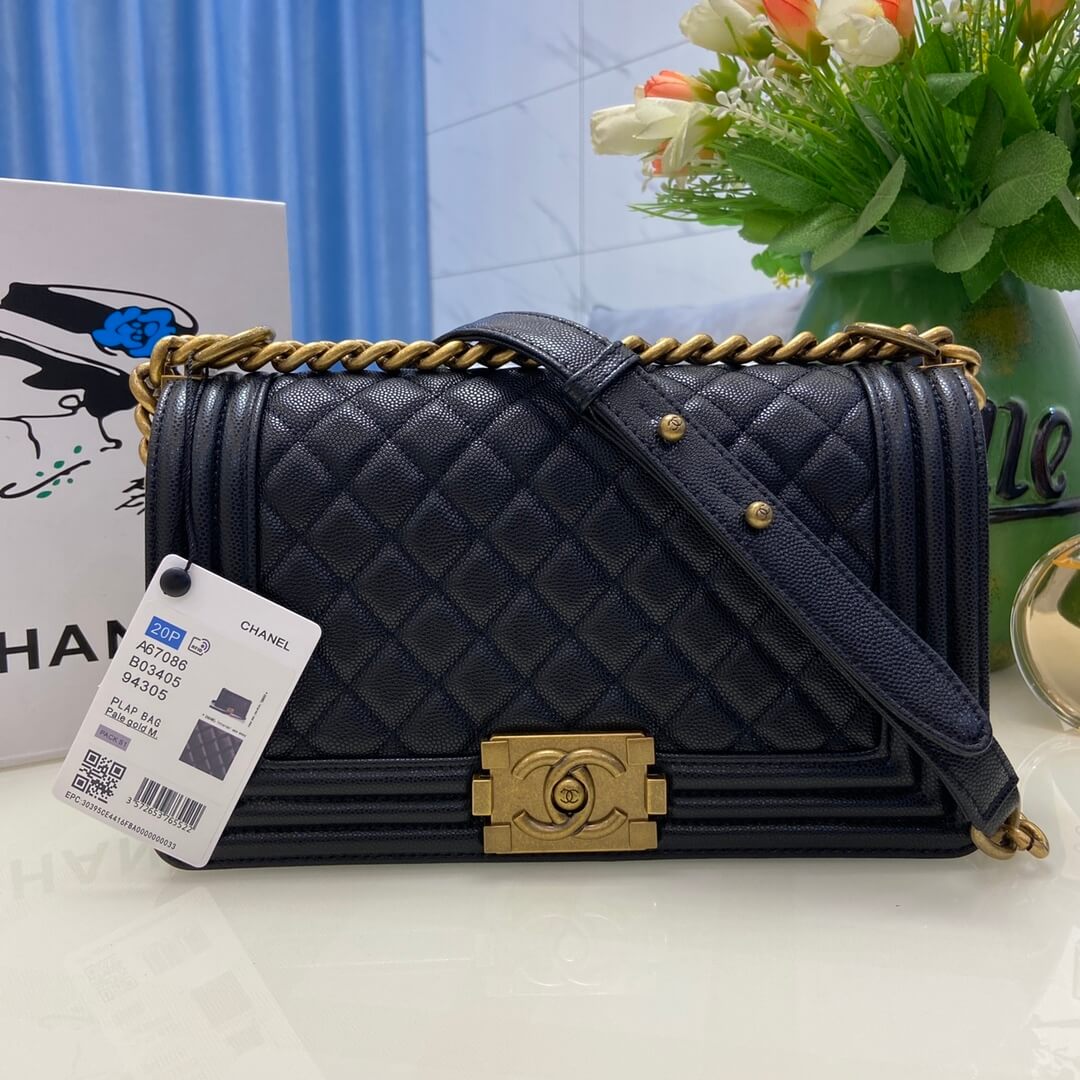 Blue BOY CHANEL Handbag (high-end grade) - Image 2