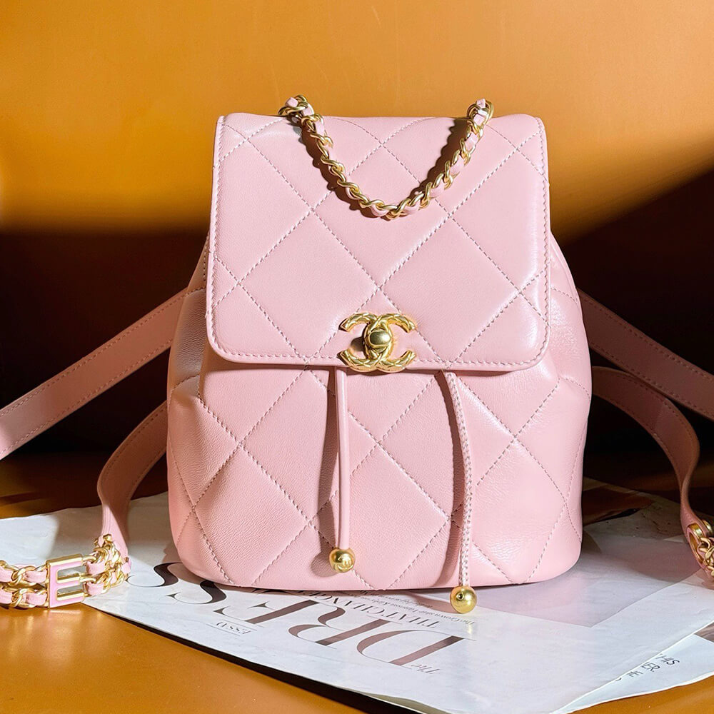 Pink CHANEL BACKPACK (high-end grade) - Image 2