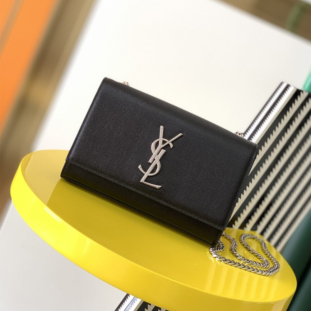 Black YSL KATE SMALL SHOULDER BAG - Image 2