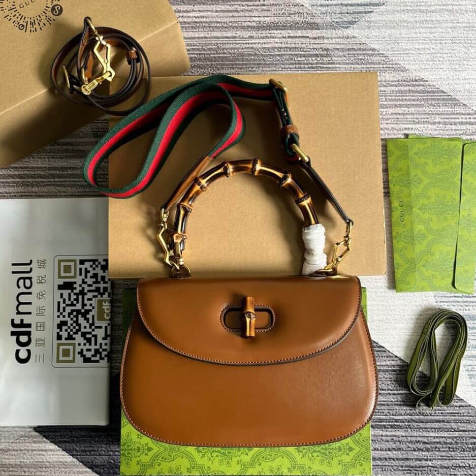 GUCCI BAMBOO 1947 MEDIUM TOP HANDLE BAG - Image 2