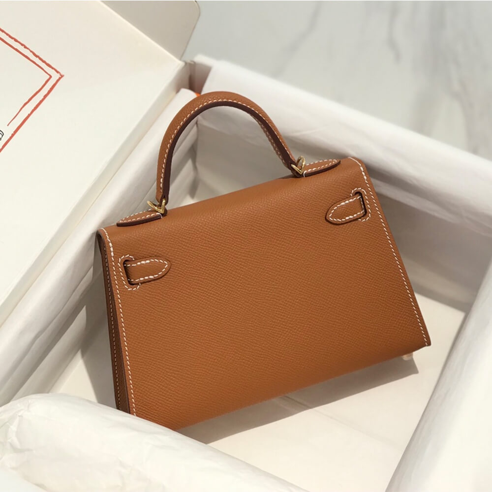 Brown Hermes Mini Kelly II (High-end Grade) - Image 3