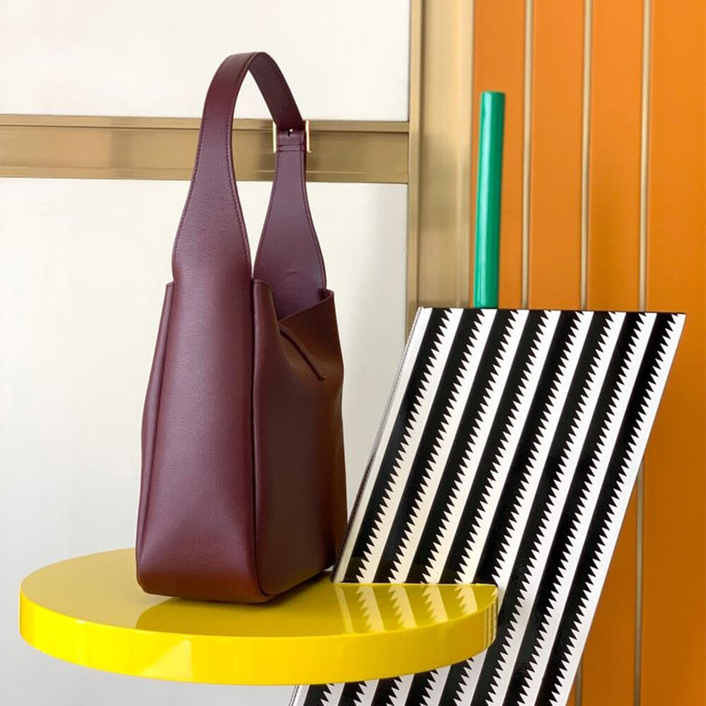 Purple YSL LE 5 A 7 supple SMALL IN GRAINED LEATHER (high-end grade) - Image 3