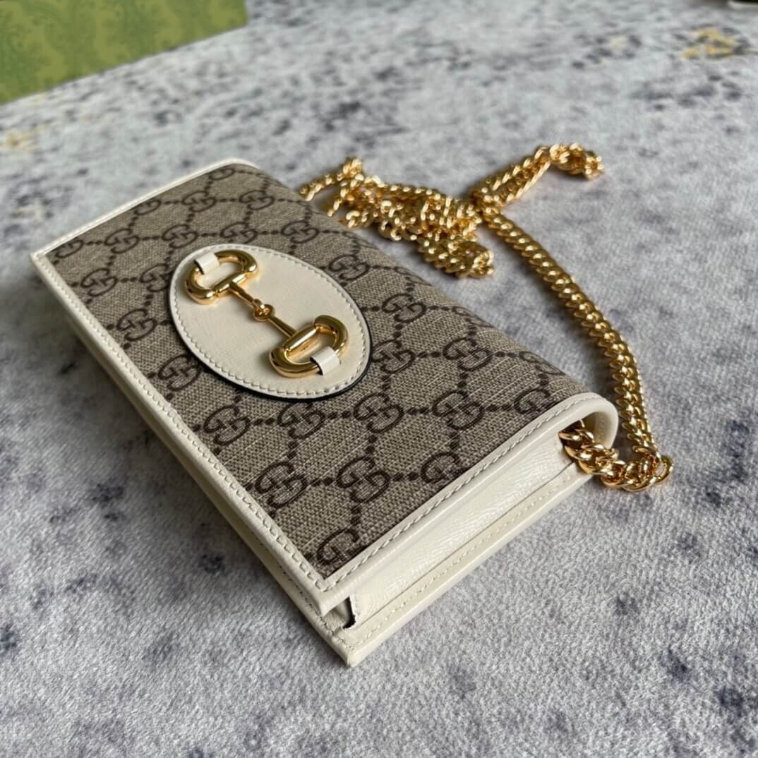 Gucci Horse Buckle 1955 Chain Wallet - Image 3