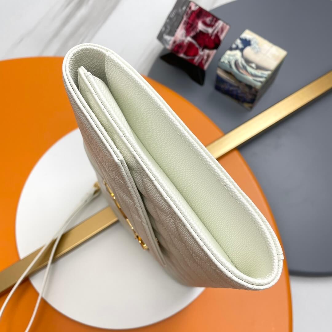 YSL CASSANDRE matelasse leather flap clutch - Image 3