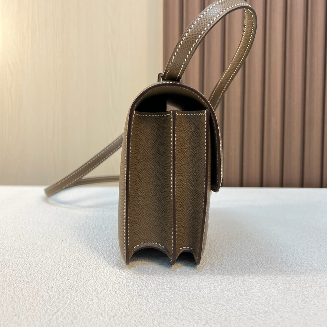 Elephant Gray Hermes Constance 19 - Image 3