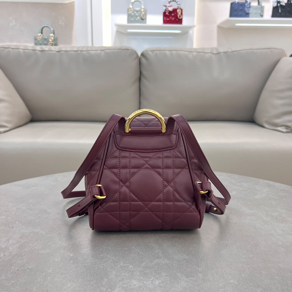 Small Dior Caro Backpack(High-end Grade) - Image 3