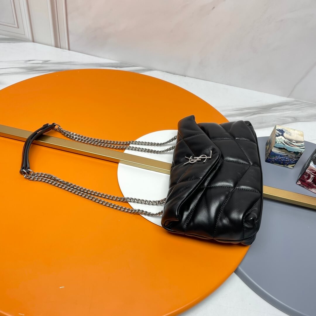 Black YSL Toy Puffer in lambskin - Image 3