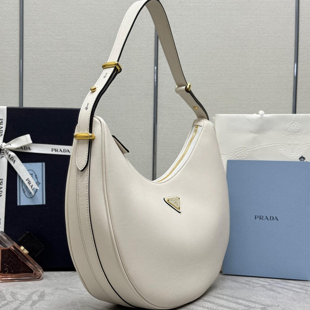 Prada Large leather shoulder bag - Image 3