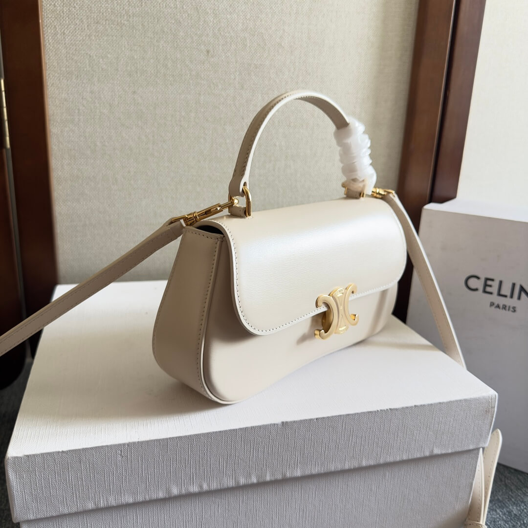 CELINE TEEN CELINE LOLA bag in shiny calf leather(High-end Grade) - Image 3