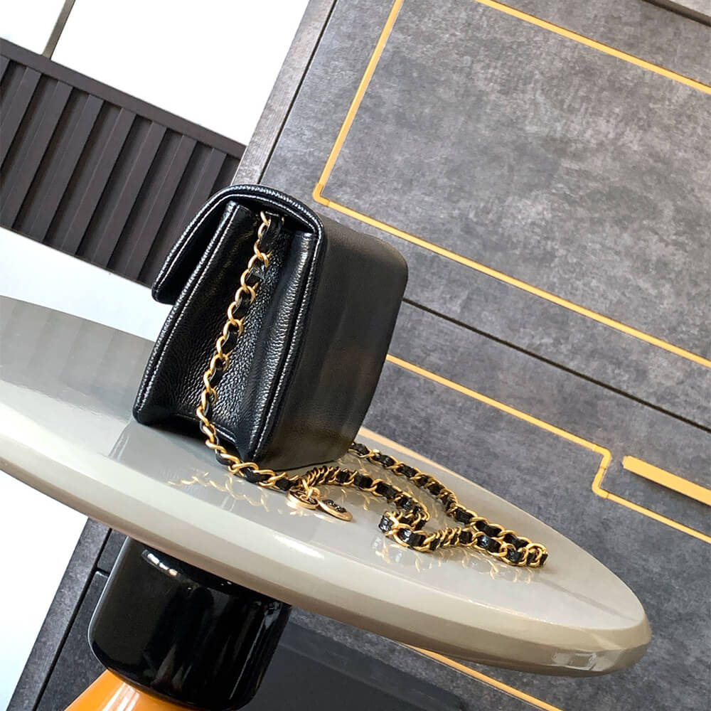 Black CHANEL Mini Flap Bag (high-end grade) - Image 3