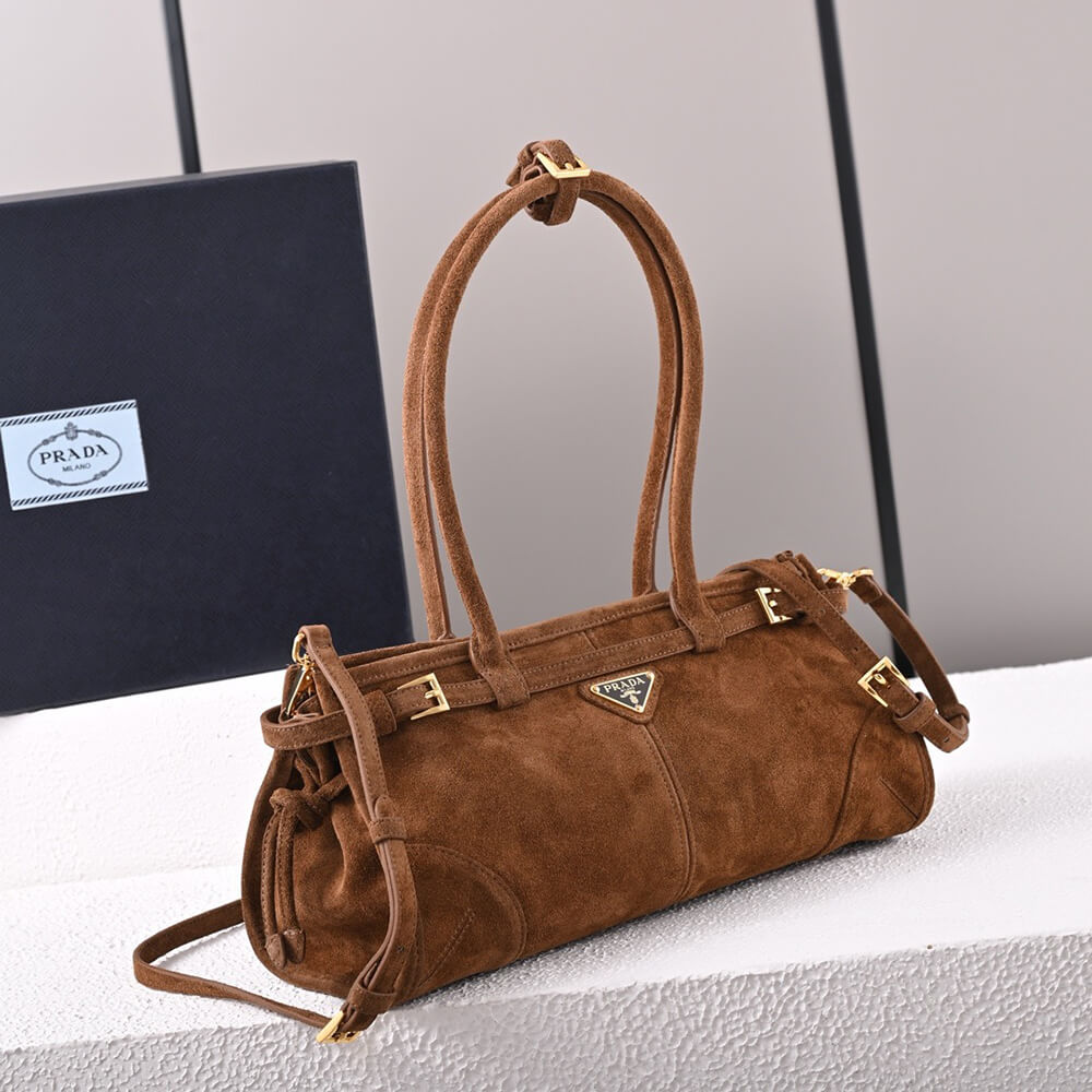 Brown Prada Medium leather handbag (high-end grade) - Image 3