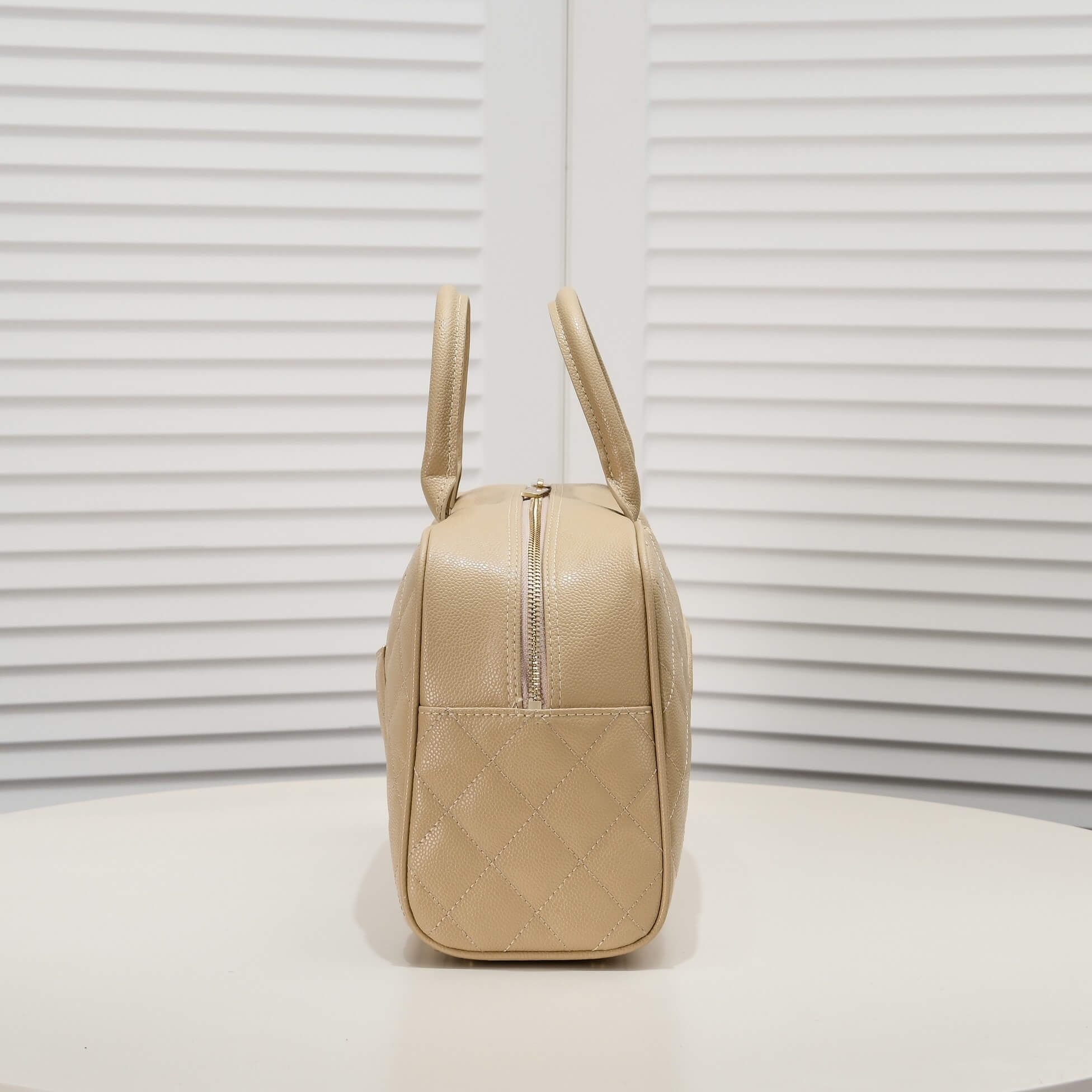 CHANEL Large Vintage Boston Bag - Image 3