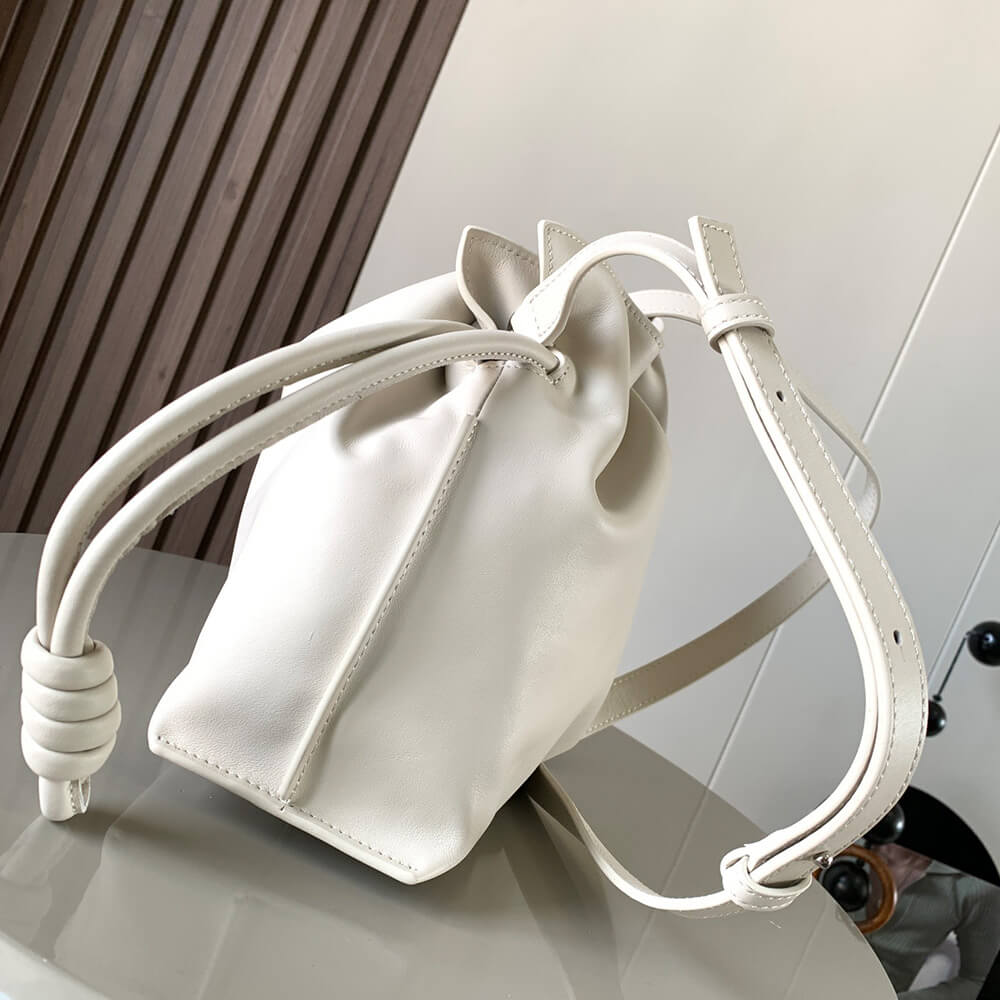 Sea Salt LOEWE Medium Flamenco clutch in nappa calfskin (HIGH-END GRADE) - Image 3