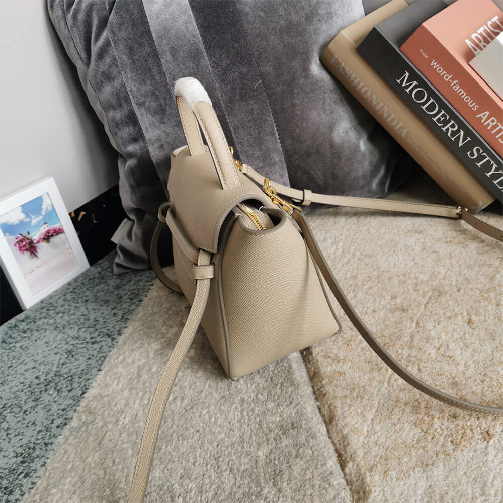 Cream CELINE NANO BELT BAG - Image 3