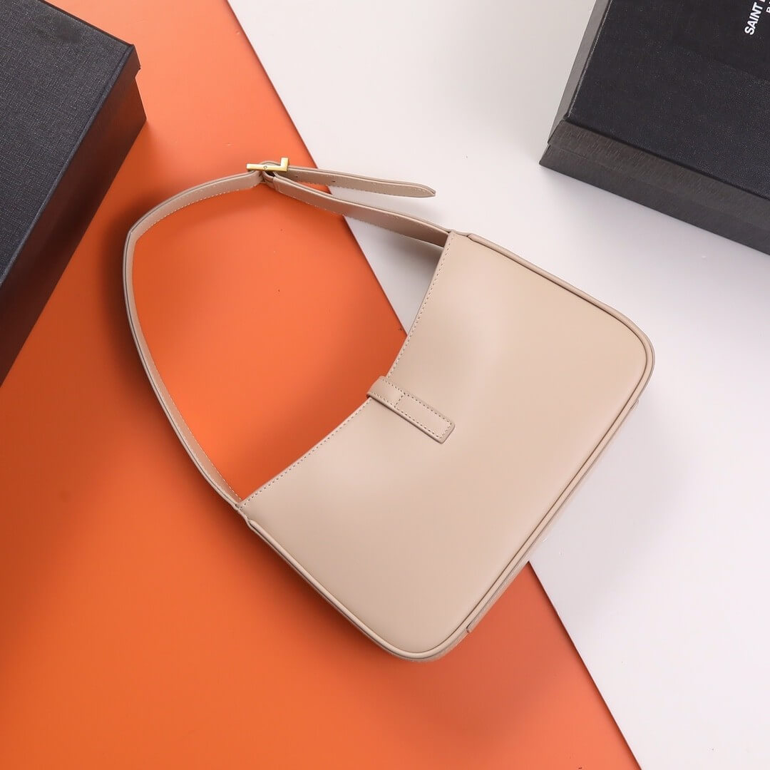 Rose Sand YSL LE 5 A 7 bag in smooth leather - Image 3