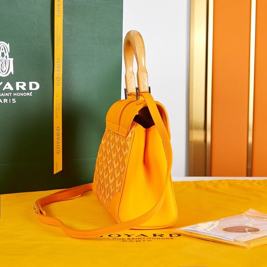 Yellow Goyard Saigon Souple Mini Bag - Image 3