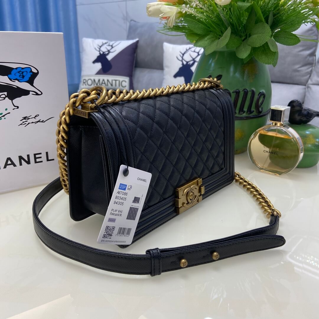 Blue BOY CHANEL Handbag (high-end grade) - Image 3