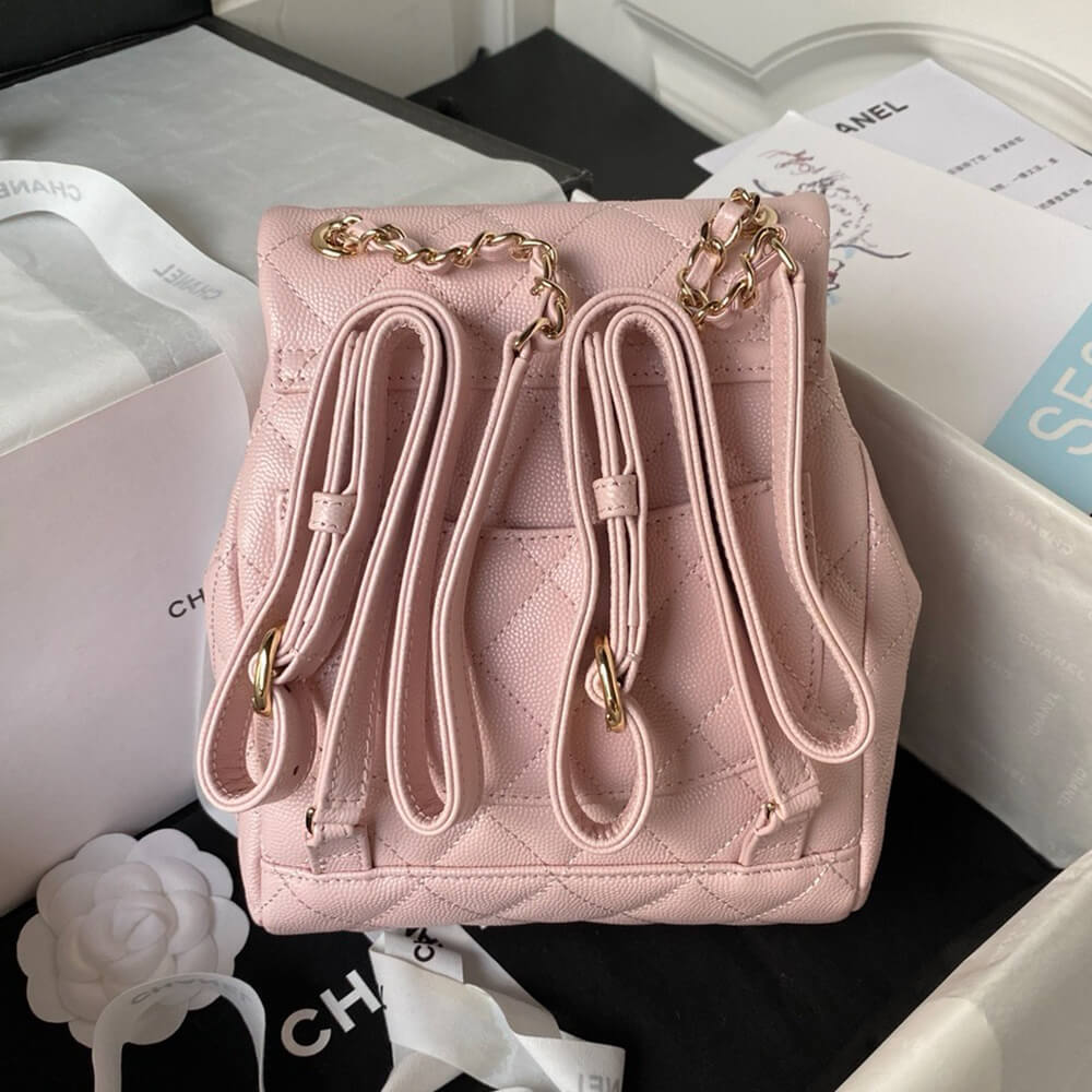 Light Pink CHANEL BACKPACK (high-end grade) - Image 3