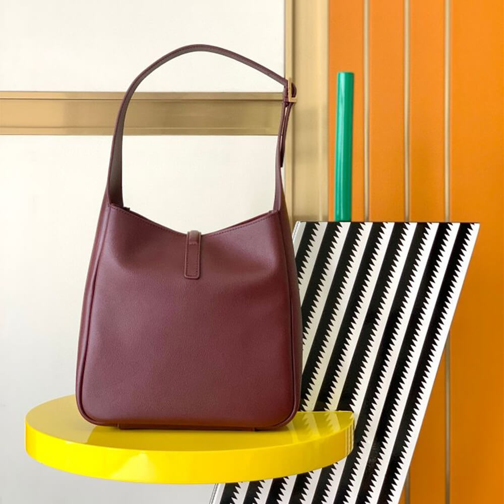 Purple YSL LE 5 A 7 supple SMALL IN GRAINED LEATHER (high-end grade) - Image 4