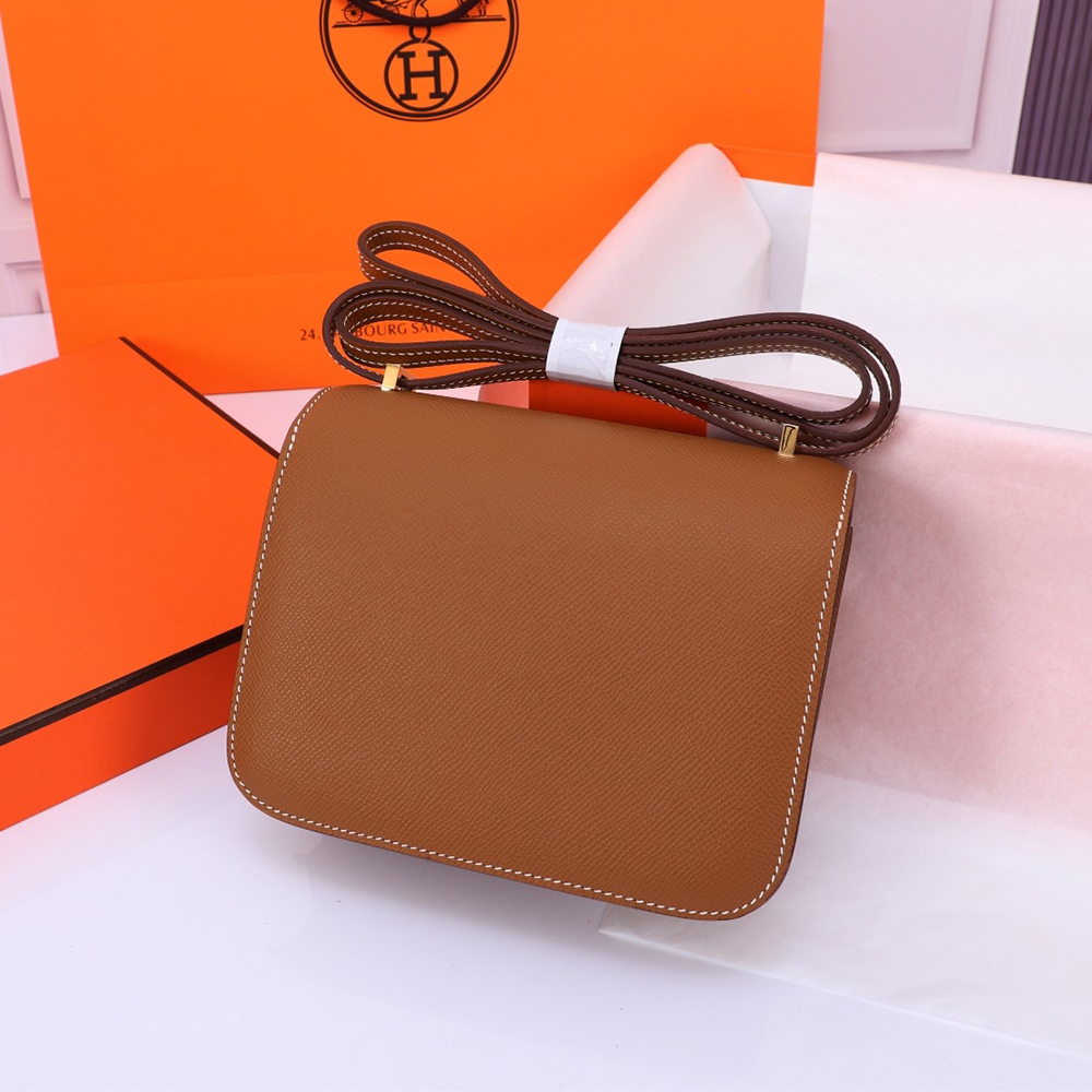 Brown Hermes Constance 19 - Image 4