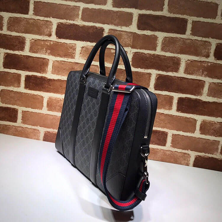 Gucci GG Black Briefcase - Image 4
