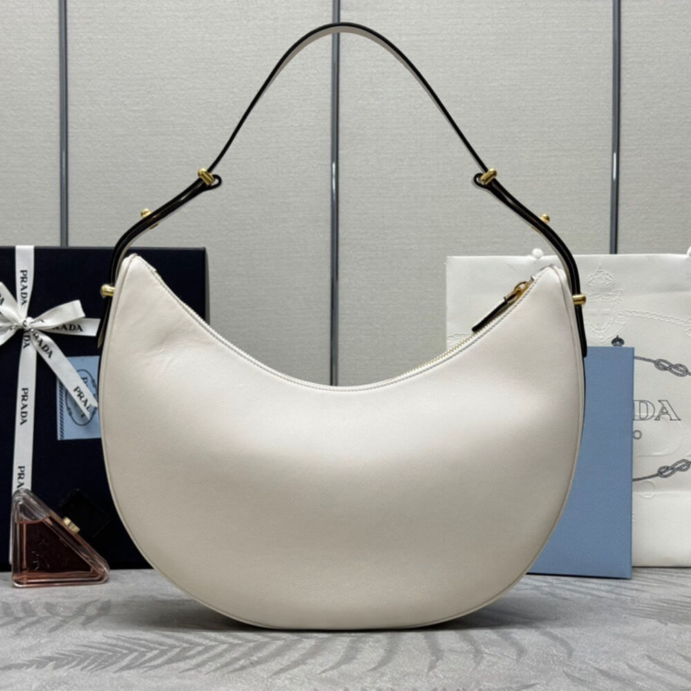 Prada Large leather shoulder bag - Image 4