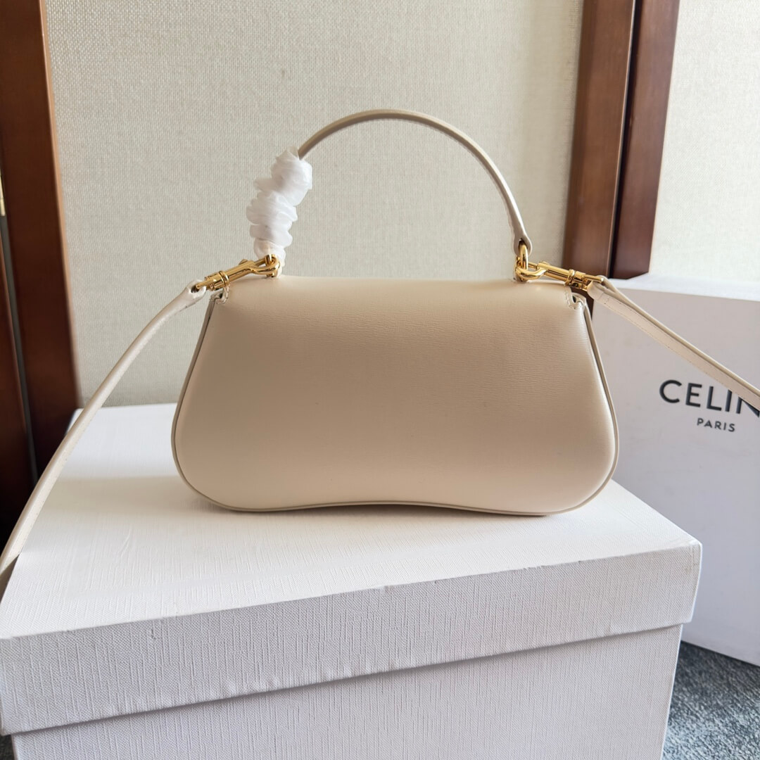 CELINE TEEN CELINE LOLA bag in shiny calf leather(High-end Grade) - Image 4