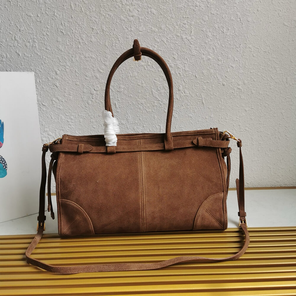 Brown Prada Large leather handbag (high-end grade) - Image 4