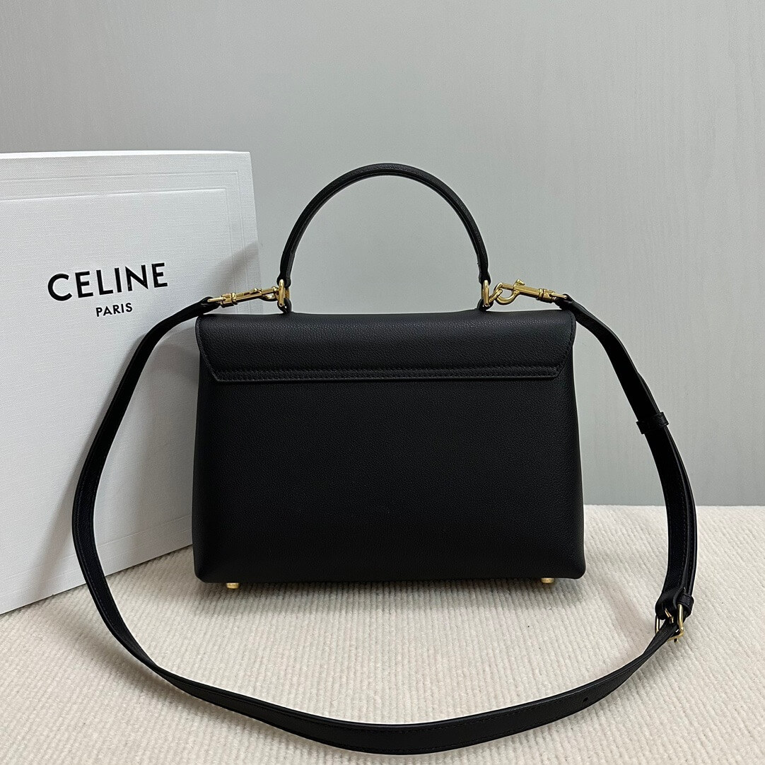 Black CELINE Medium size NINO bag in soft cow leather - Image 4
