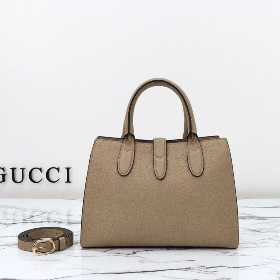 GUCCI SMALL TOTE BAG WITH HOOK CLOSURE - Image 4