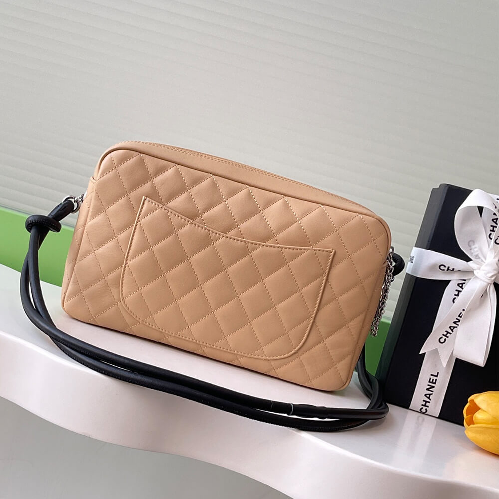 Beige & Black Chanel Cambon Camera Bag (high-end grade) - Image 4