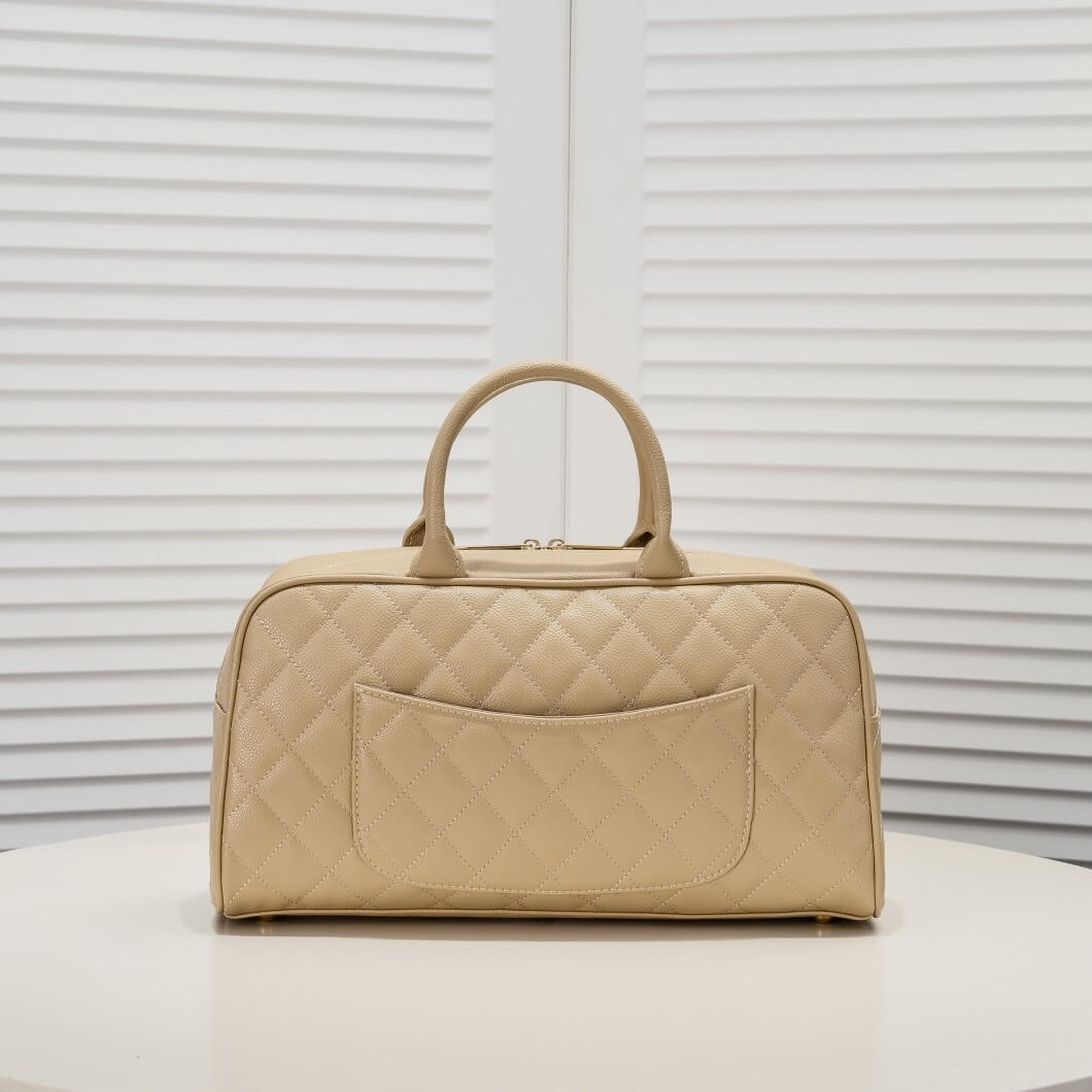 CHANEL Large Vintage Boston Bag - Image 4