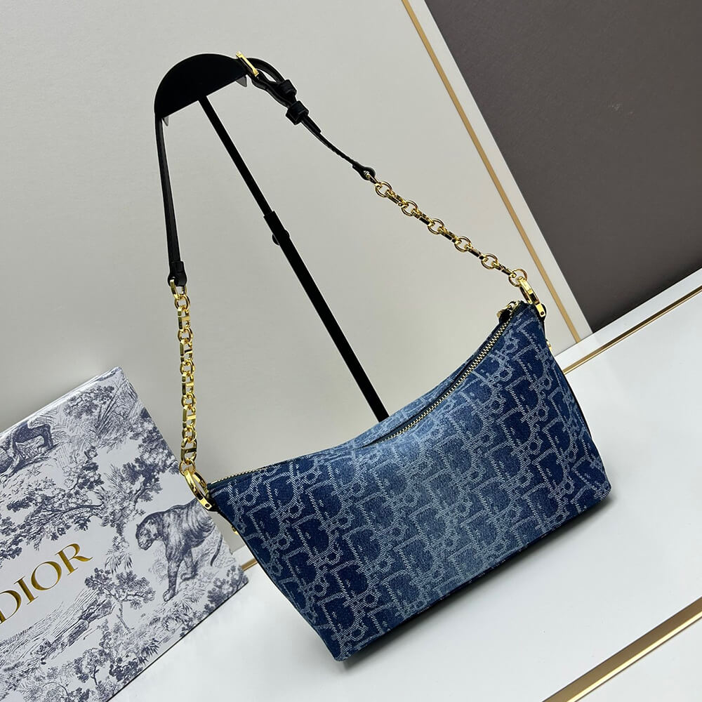 Dior Diorstar Hobo Bag with Chain - Image 4