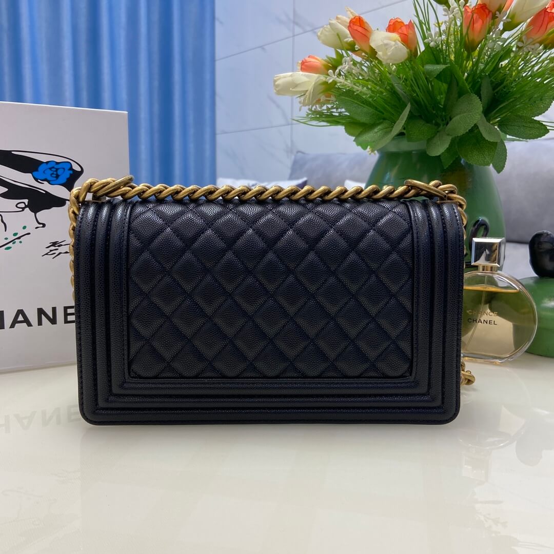Blue BOY CHANEL Handbag (high-end grade) - Image 4
