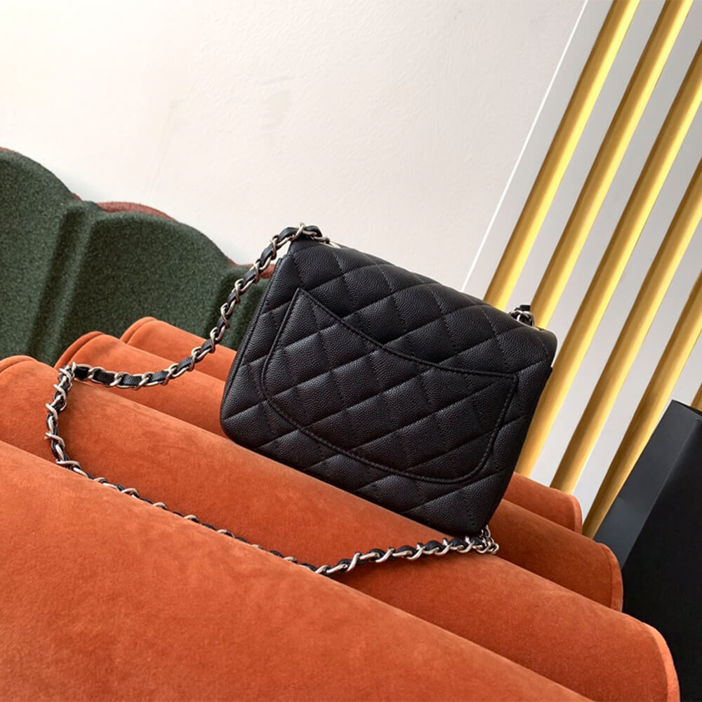 Black Chanel MINI FLAP BAG (high-end grade) - Image 4