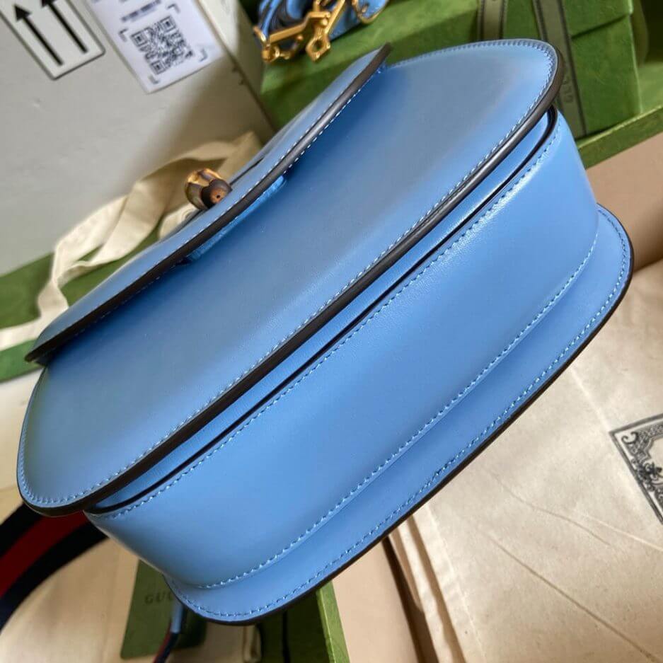 GUCCI BAMBOO 1947 JUMBO GG SMALL TOP HANDLE BAG - Image 5